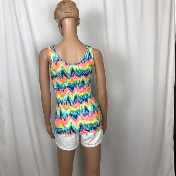NOBO Rainbow Tye-Dye Tank Size Small EUC! - Picture 2 of 5